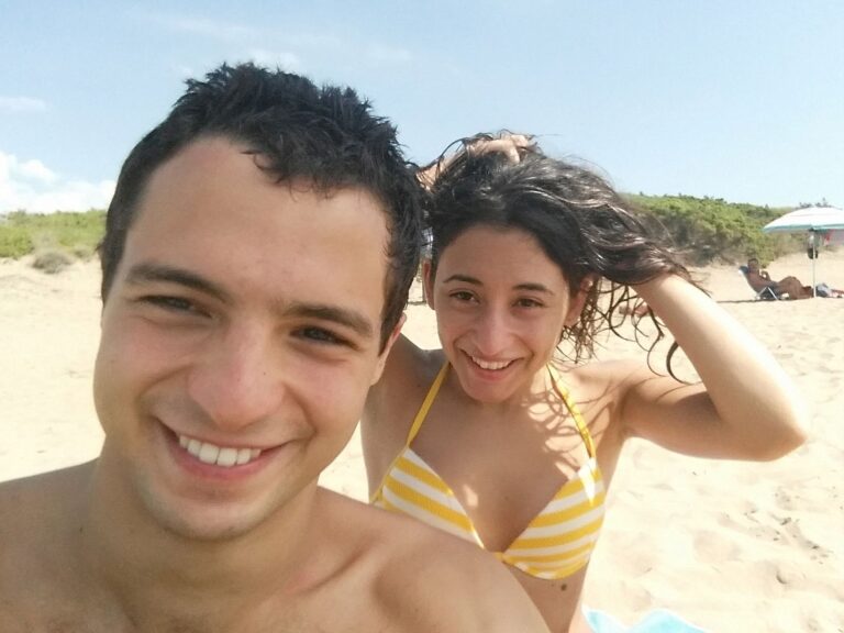 dopo meno di un anno siamo andati al mare assieme, una bellissima vacanza!